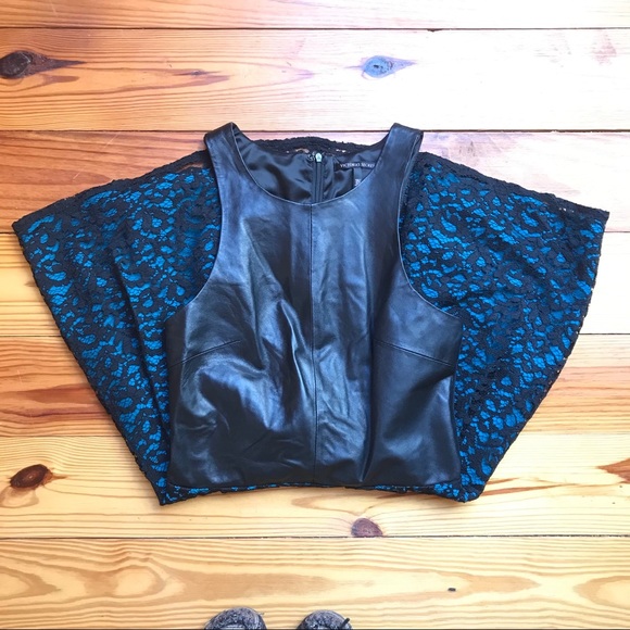 Victoria’s Secret Leather and Lace Dress, EUC, 6 - Picture 14 of 14